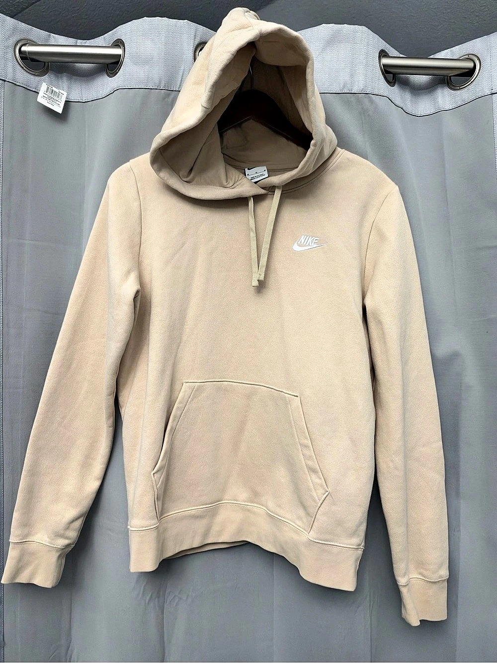 Nike Sportswear Club Fleece Women's Pullover Hoodie Beige - Medium